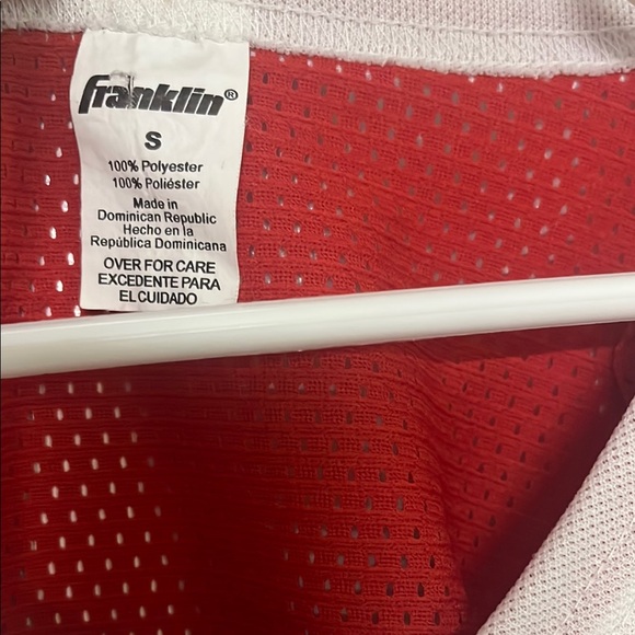 Kids Red Georgia Sports Jersey - Picture 2 of 6